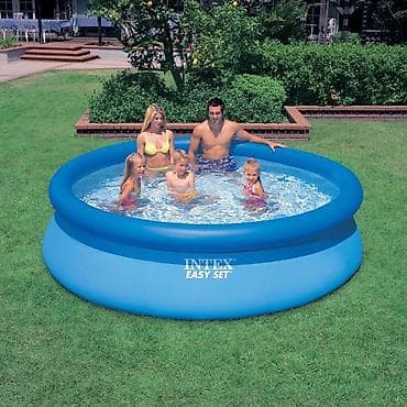 Надувной бассейн 305х76 Intex Easy Set - Круглая форма, мягкое