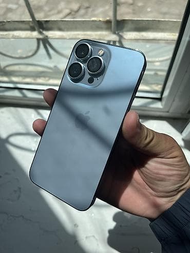 iphone 11 max: IPhone 13 Pro, Б/у, 256 ГБ, Blue Titanium, Чехол, 82 % — 1