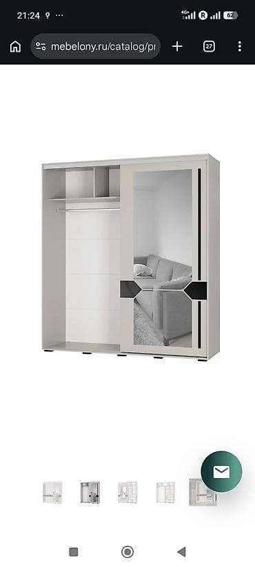 Шкафы: Шкаф купе, Новый, С зеркалом, ЛДСП — 4