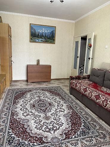 flat osh: 1 комната, 35 м², 12 мкр 106 серия, 9 этаж — 5