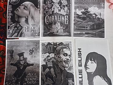 На заказ делаю распечатки. На А4 листе. Цвет -черно белый