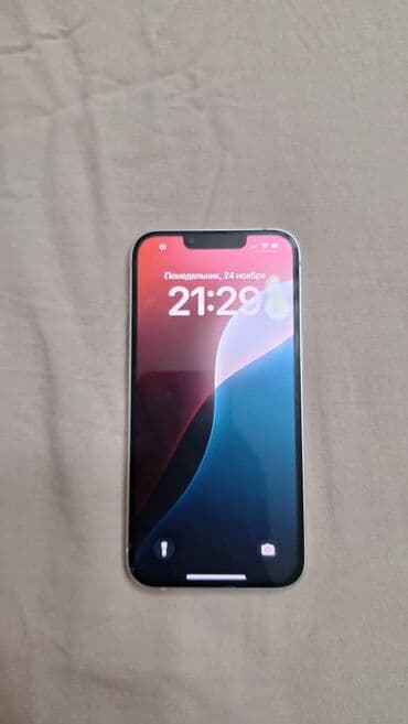 телефоны xiaomi redmi бишкек: IPhone 13, Колдонулган, 128 ГБ, Ак, Заряддоочу түзүлүш, Коргоочу айнек, Каптама, 98 % — 3