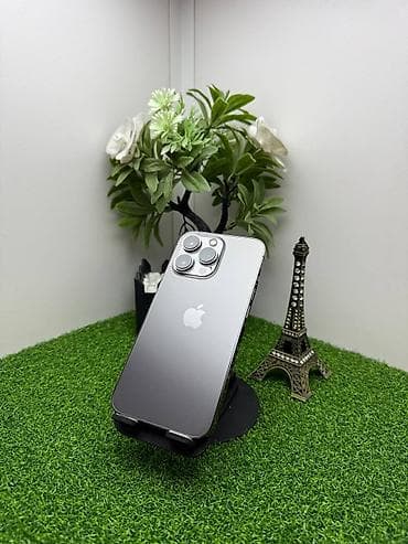 IPhone 13 Pro, Б/у, 256 ГБ, Графит, Защитное стекло, Чехол, 87 %