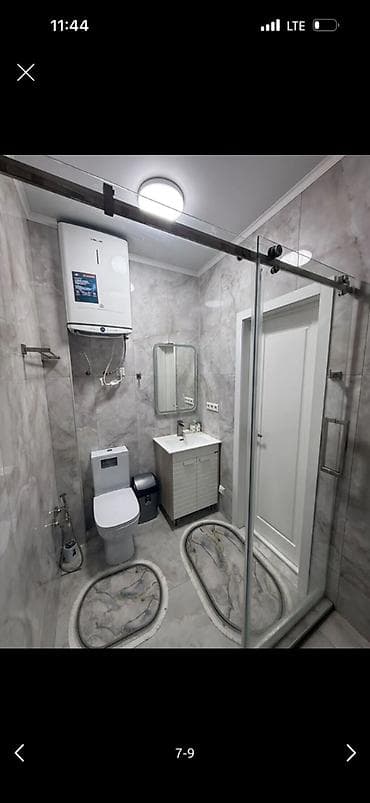 Батирлер: 2 бөлмө, 63 м², Асанбай мкр Элитка, 5 кабат, Евро оңдоо — 4