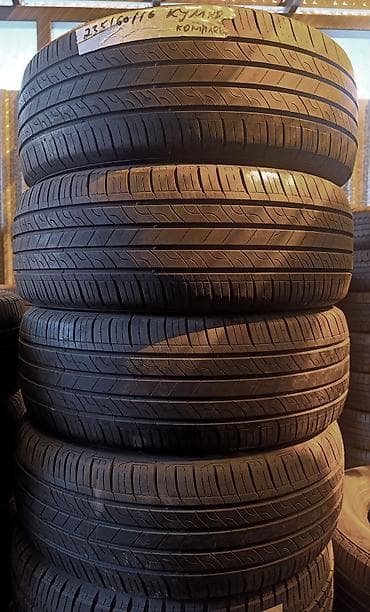 Шины 235 / 60 / R 16, Лето, Б/у, Комплект, Легковые, Корея, Kumho