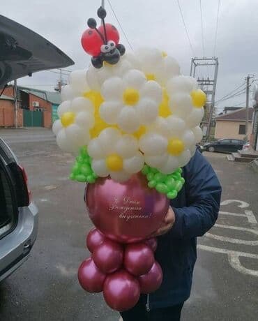 букет бабочек: Подарки из шаров ФОТОЗОНА Игрушки из шаров Корзины из шаров Звезды — 22