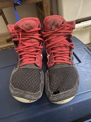 асикс красный: Мужские кроссовки, 36.5, Asics, Б/у, цвет - Красный, Самовывоз, Платная доставка — 4