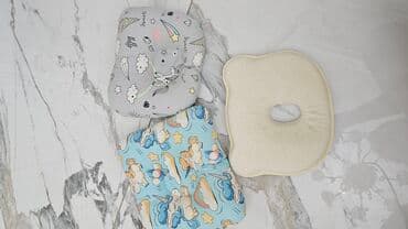 детская подушка для новорожденных: Набор из трех подушек для младенцев, предназначенных для комфортного — 8