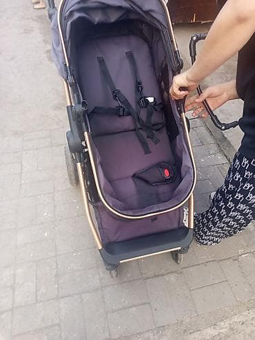 Коляски: Детская коляска Leleeno (универсальная прогулочная) - Легкая — 4