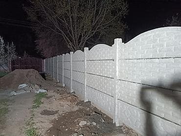 point b: Бетонный еврозабор, Emil Evro Zabor, Односторонний, Новый, Оптом, В розницу,Безналичный расчет — 1