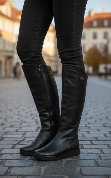 сапоги из натурального меха и кожи: СРОЧНО ПРОДАЮ САПОГИ ЗИМА 38 РАЗМЕРкожамех — 1