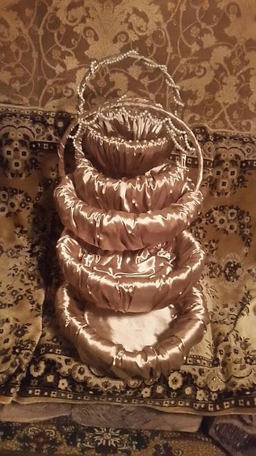 свадебное украшения: ▪Свадебные карзины на прокат♡
▪Приданое невесты — 1