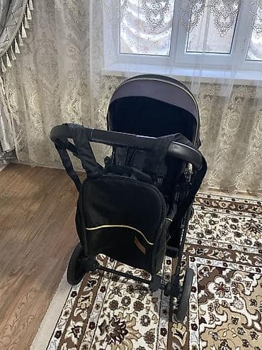 надувной бассеин: Коляска, цвет - Черный, Б/у — 2