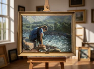 Прямые наследники С.Асанова,члена Союза художников КР,ученика