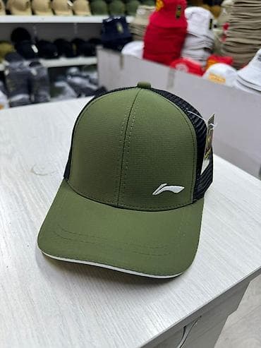 кепка мужской: Кепка, Бейсболка, Козырек: Изогнутый, С сеткой — 6