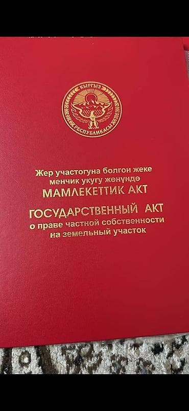 участак сатылат: 12 соток, Для сельского хозяйства, Красная книга — 3