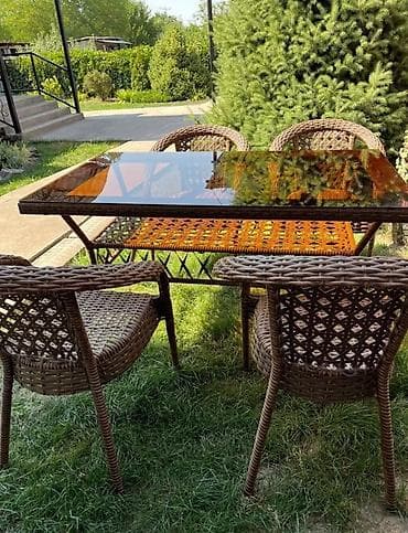 Все для дома и сада: Комплект садовой мебели, Кресла, Ротанг — 4
