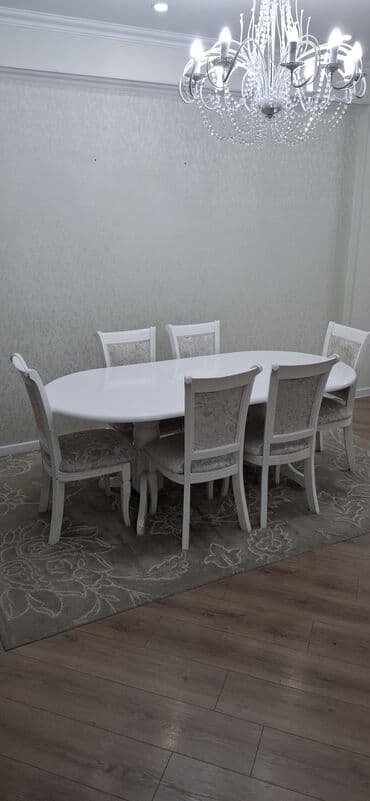 мебельные магазины: Стол для зала, Б/у, Складной, Овальная — 2