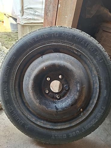 насос шины: Колеса в сборе R 16, Лето, Б/у, Запаска, Легковые, Железные, отверстий - 5 — 1