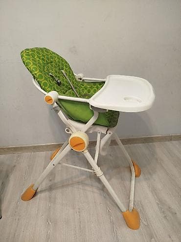 chicco: Стульчик для кормления, Chicco, Металл, Другой вид, цвет - Зеленый — 4