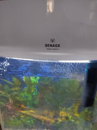 аквар: Аквариум заводской Senagr Aquatics с тумбой и крышкой 120 литров — 4