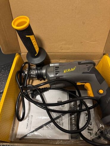 воздушный дрел: Дрель-ударная сетевой фирмы: raf 1100w 13mm качество: среднее — 1