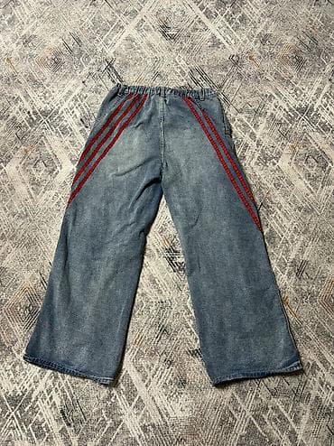 мужские жынсы: Джинсы оверсайз унисекс широкие по всей длине Отличный вариант для — 2