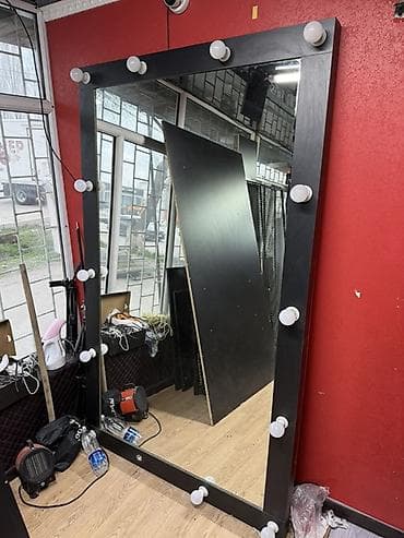 Гримерное зеркало в полный рост с подсветкой - Размер: большое
