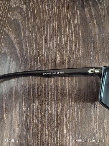 Күндөн коргоочу көз айнектер: Күндөн коргоочу көз айнектер көз айнек, Унисекс, Тик бурчтуу, Асыл нуска, Жаңы — 3