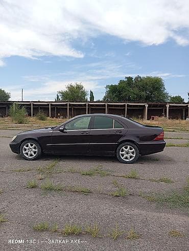 авто 10 регион: Mercedes-Benz S-Class: 2001 г., 4.3 л, Автомат, Бензин, Седан — 10