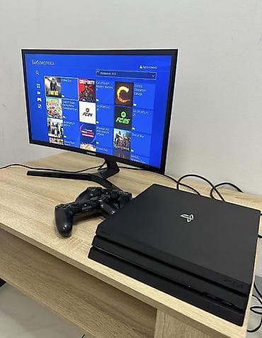 Продаю прошитую Sony PlayStation 4 про, 1000 Гб. Модель CUH 7218B 3