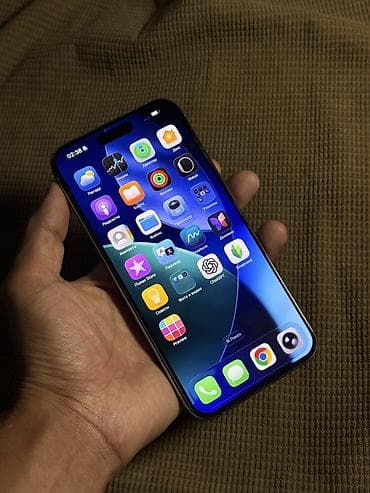 IPhone 15 Pro Max, Б/у, 1 ТБ, Natural Titanium, Защитное стекло, Чехол, В рассрочку, 86 %