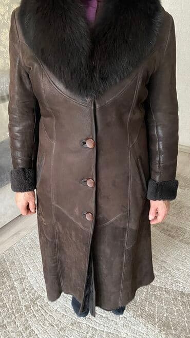 Дубленка, Классическая модель, Турция, Длинная модель, XL