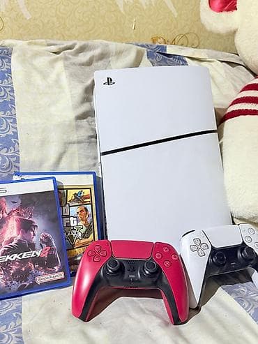 tekken 8: Ps 5 Slim Disc Edition
1TB
2 джойстика
ГТА 5, Теккен 8 — 3