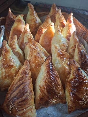 Кургаткычтар: Магазиндерге заказ алабыз. Самса из слоёного теста - Треугольные — 9