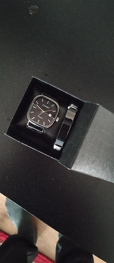 Классические часы часы, Casio, Япония, Водонепроницаемые, Мужские