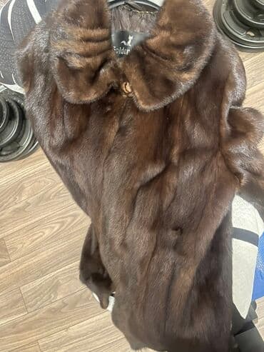 Шуба, Норка, По колено, L at lalafo.kg Шуба, Норка, По колено, L