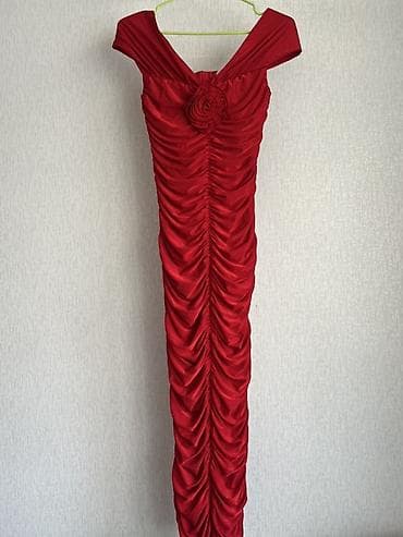 lost cherry: Вечернее платье, Классическое, Длинная модель, Шелк, Без рукавов, S, XS — 1