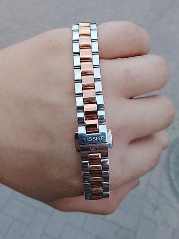 позолоченные: Классические часы часы, Tissot, Женские — 2