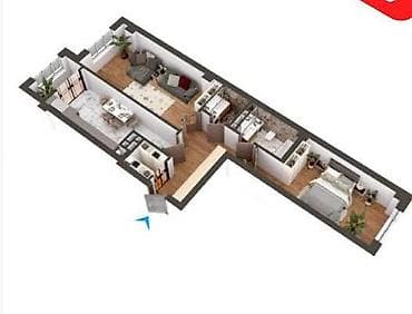 квартиры продается: 2 комнаты, 81 м², Индивидуалка — 1