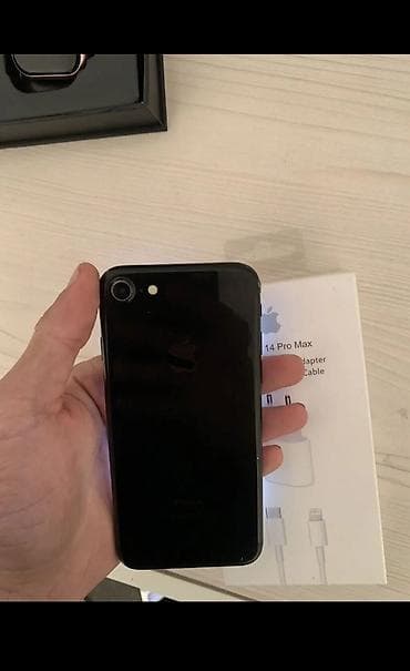 iphone 7 бу: IPhone 7, Б/у, 128 ГБ, Черный, Зарядное устройство, 84 % — 1