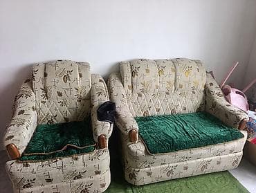 Прямой диван, Б/у