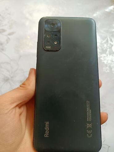 redmi 13a: Redmi, Redmi Note 11, Б/у, 64 ГБ, цвет - Серый, 2 SIM — 6