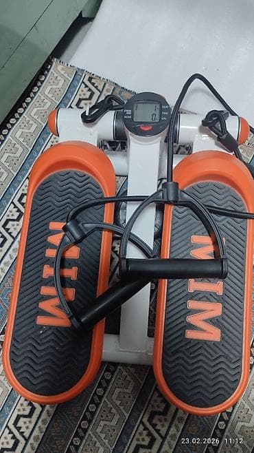 степперы: Мини-степпер MIM с эспандерами и электронным счетчиком. - Компактный — 1