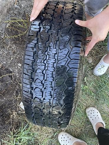 Шины и диски: Колеса в сборе 235 / 75 / R 15, Всесезонная, Запаска, Внедорожные (АТ/МТ), Железные — 1