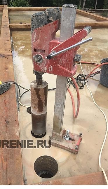 Алмазное бурение отверстий в бетоне и железобетоне - Точное сверление