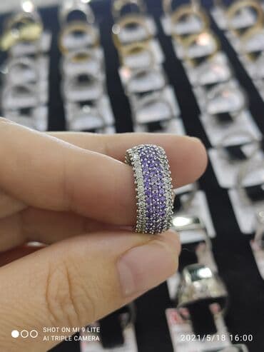 свадебные платья от производителя: Кольцо, Помолвочное, Проба 925, Женские, Циркон, Новый — 1