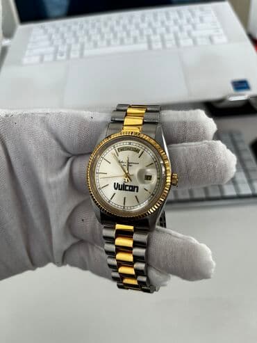 шикарный золотые комплекты с бриллиантами: Классические часы часы, Rolex, Аллой, Швейцария, Оригинал, Мужские, Б/у — 3