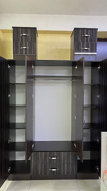 Уктоочу бөлмө гарнитурлары: Уктоочу бөлмө гарнитуру, Жаңы, Эки кишилик керебет, Шкаф, Комод, МДФ, Акысыз жеткирүү — 3