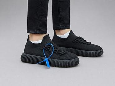 pull and: Легкие дышащие кроссовки УНИ Остались последние размеры Черный - 38 — 2